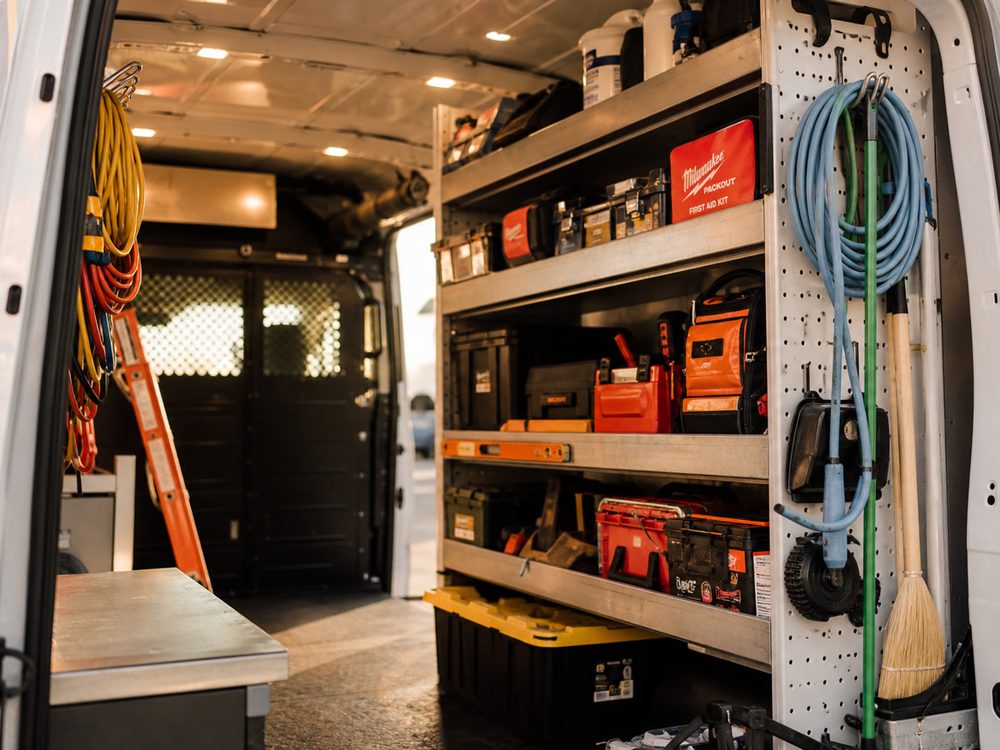 Home services trade at work